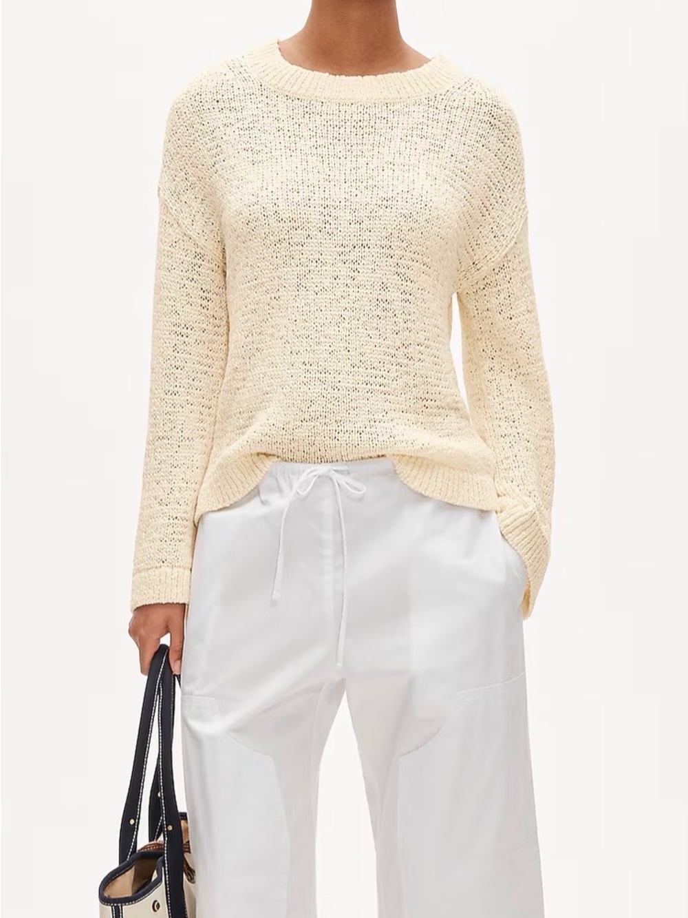 EUC | J.Crew Montauk Sweater | Cream | Size XS-Oversized